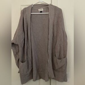 Light brown cardigan with pockets